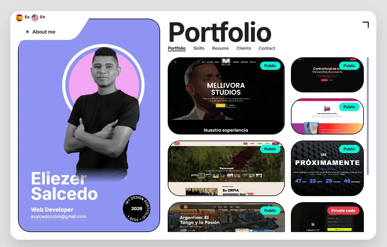 Portafolio Digital - Eliezer Salcedo.
